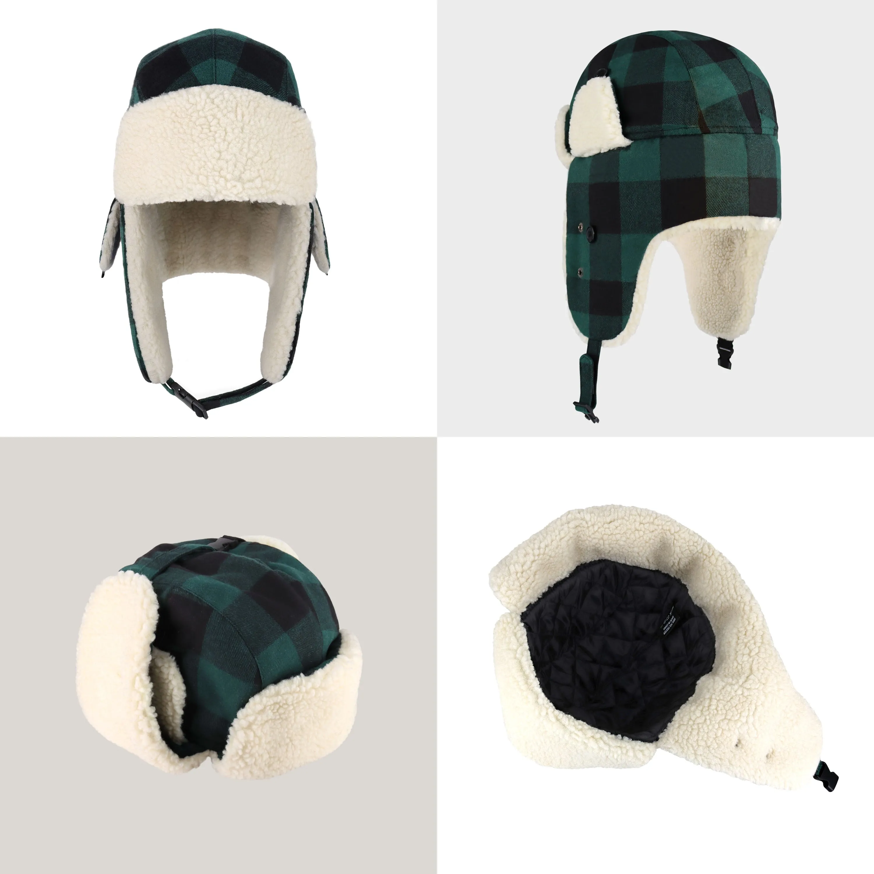 Plaid Trapper Hat