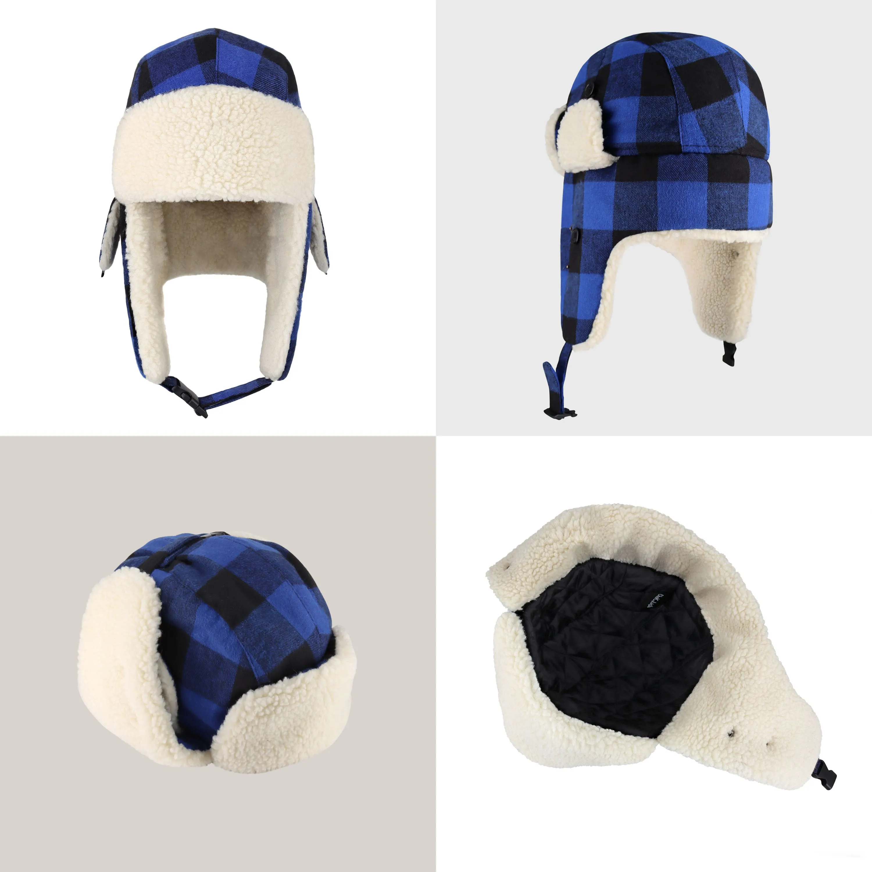 Plaid Trapper Hat