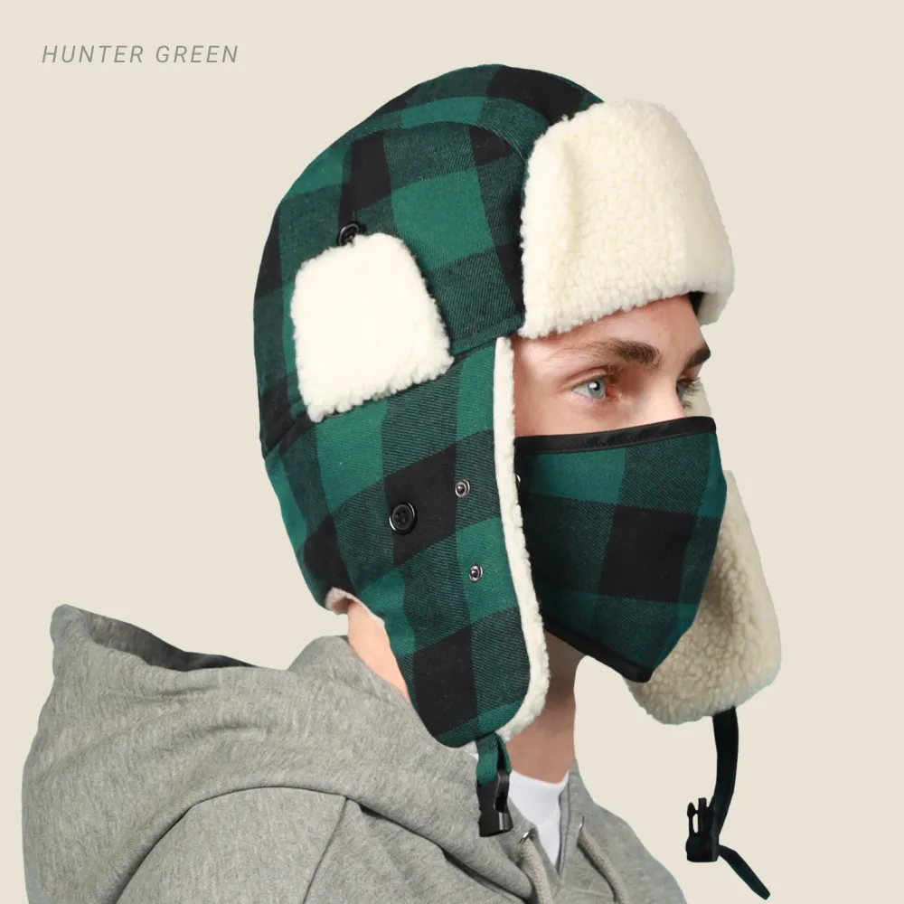 Plaid Trapper Hat