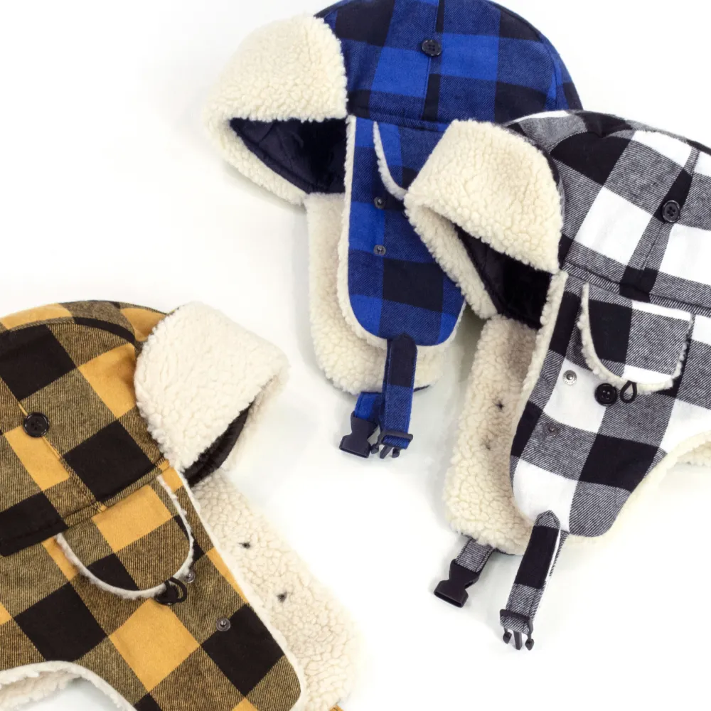 Plaid Trapper Hat