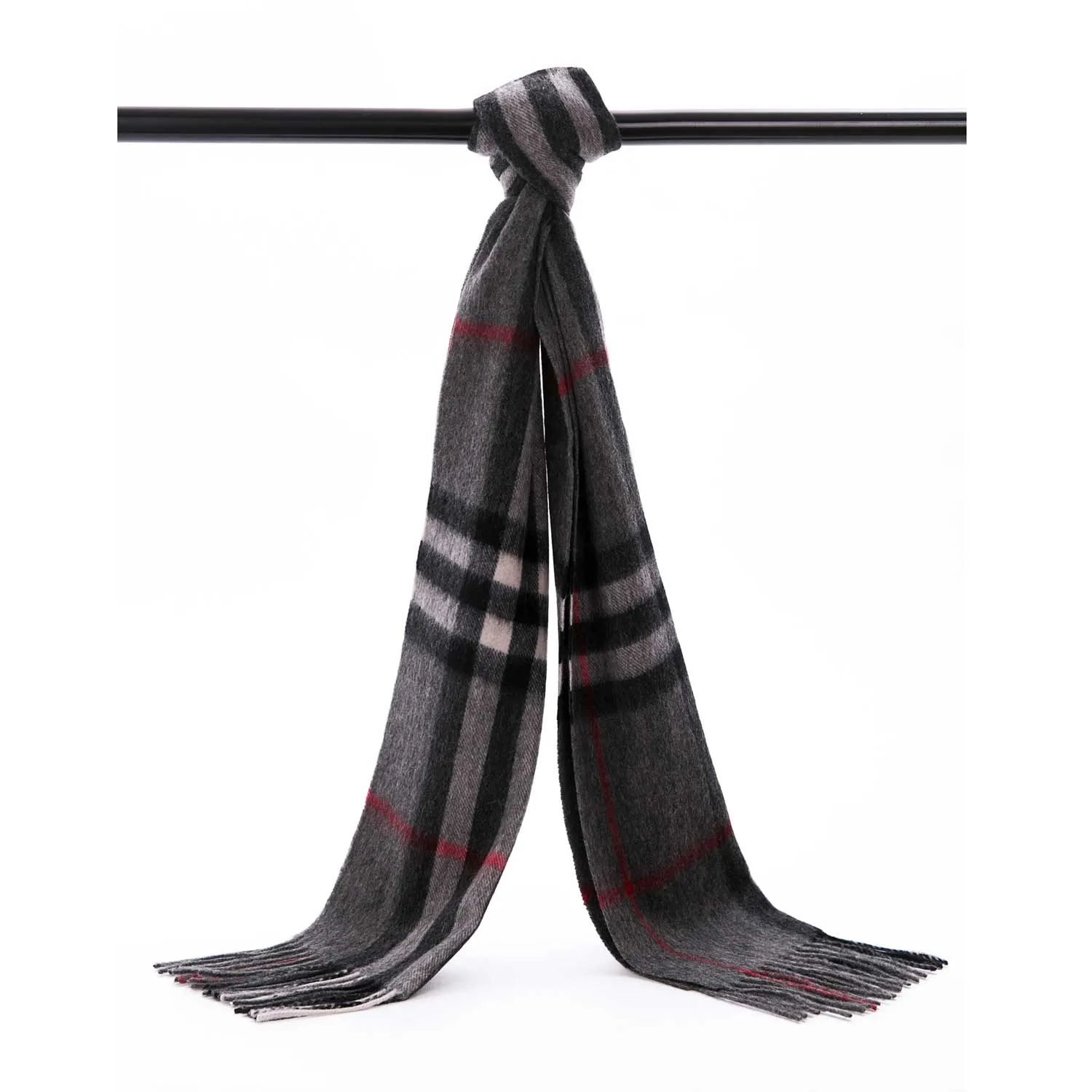 POSH FLEECE Pure Wool Luxurious Scarf with Fringed Trim SGB10015