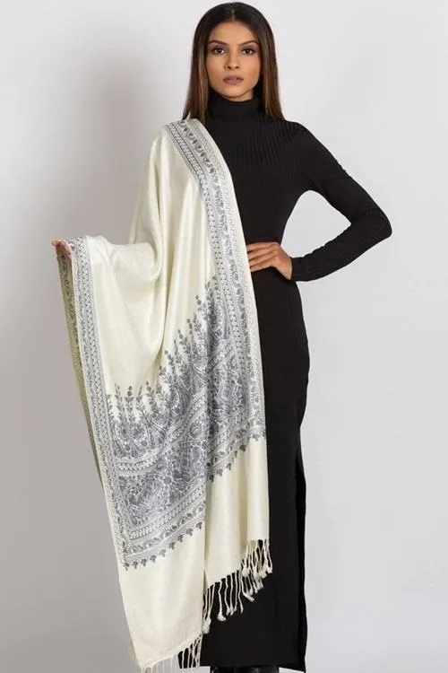 Sevya Embroidered Vimala Shawl #ST-102.2