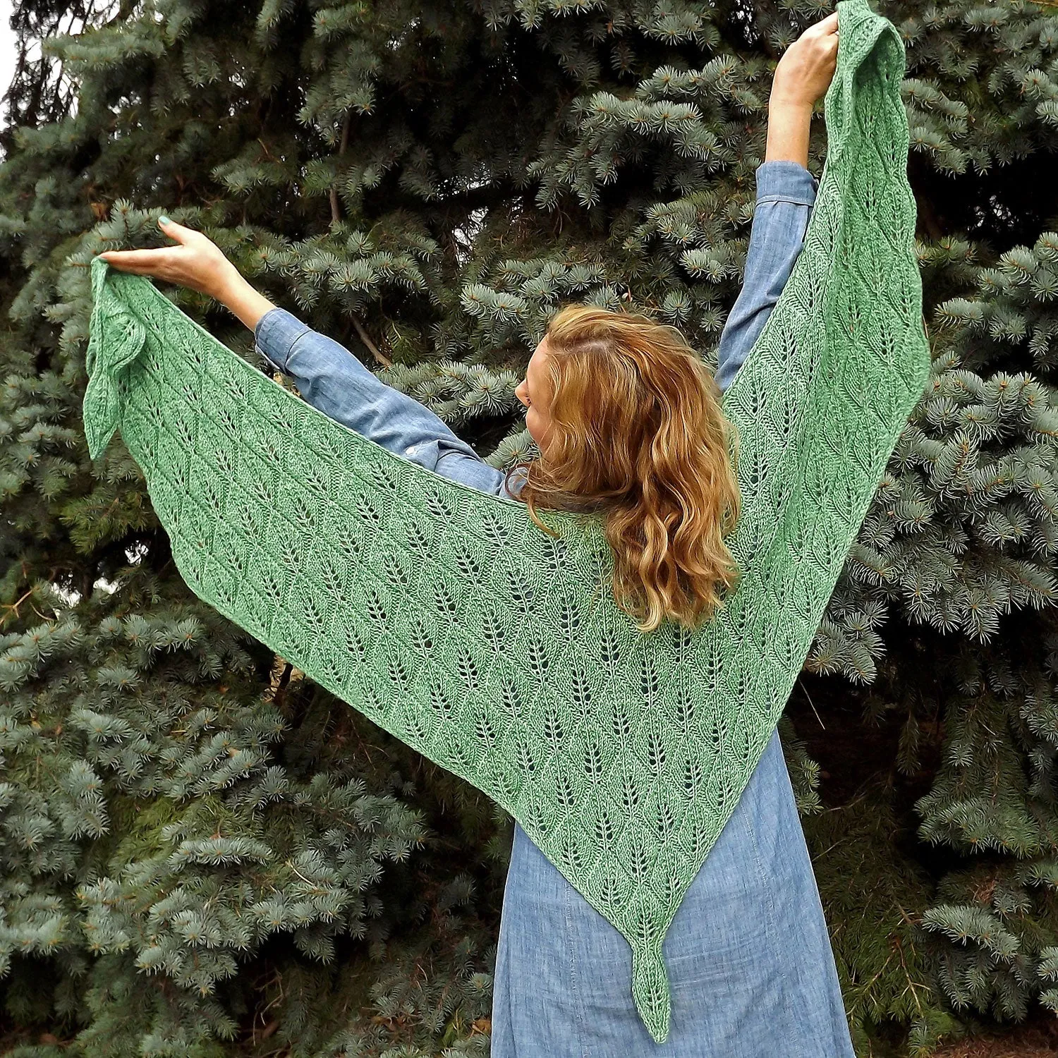 Shade Garden Shawl PDF