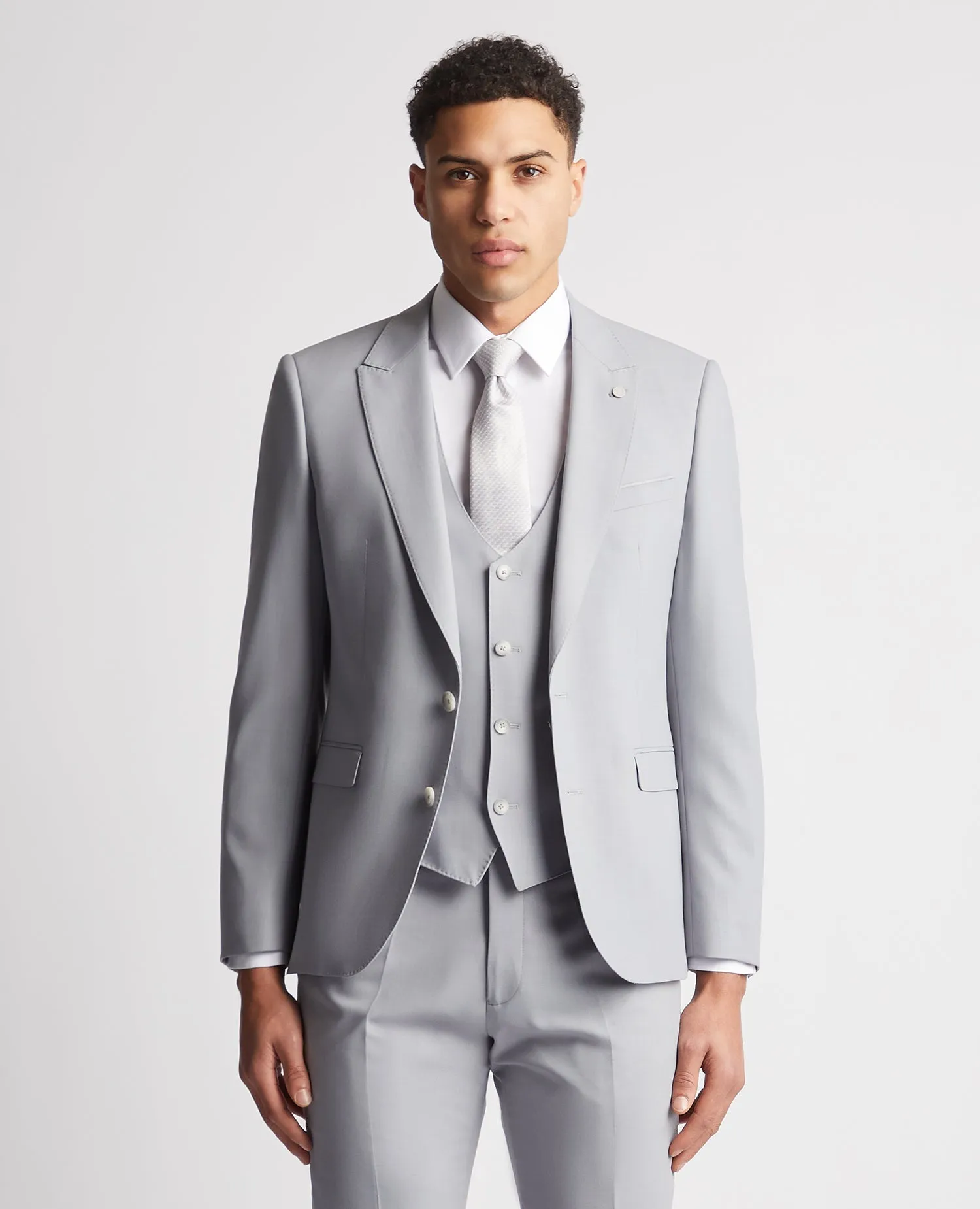 Slim Fit Mix and Match Wool-Blend Suit