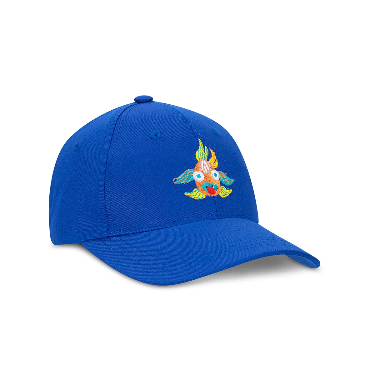 Sparkling Fish Royal Blue Sun Protection Cap