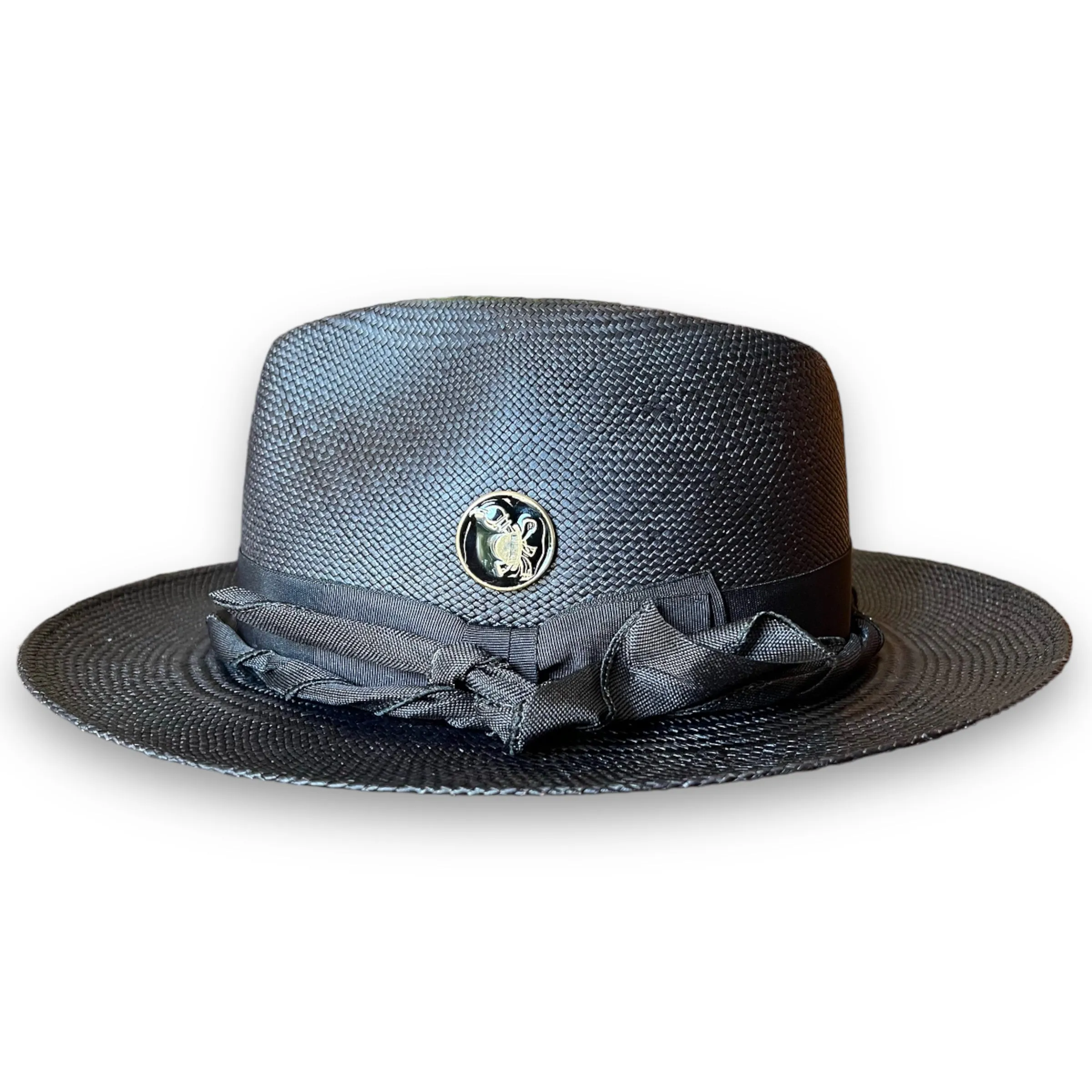 THE FLAMEKEEPERS HAT CLUB BLACK GOLD PANAMA HAT