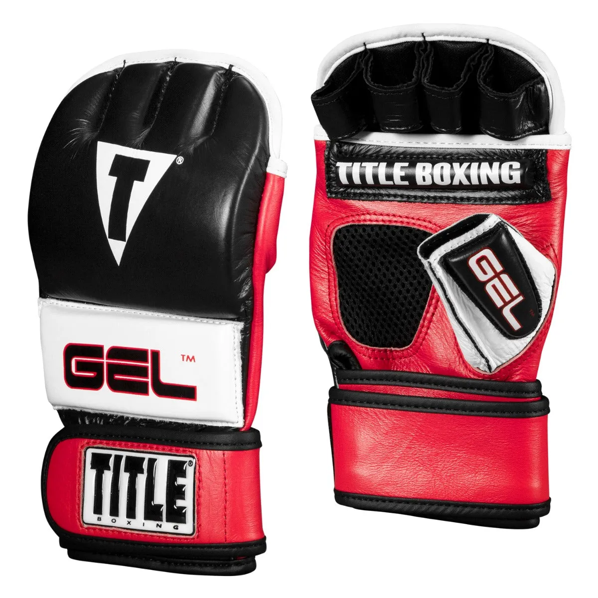 High-Quality TITLE Boxing Gel-Infused Wristband Heavy Bag Gloves