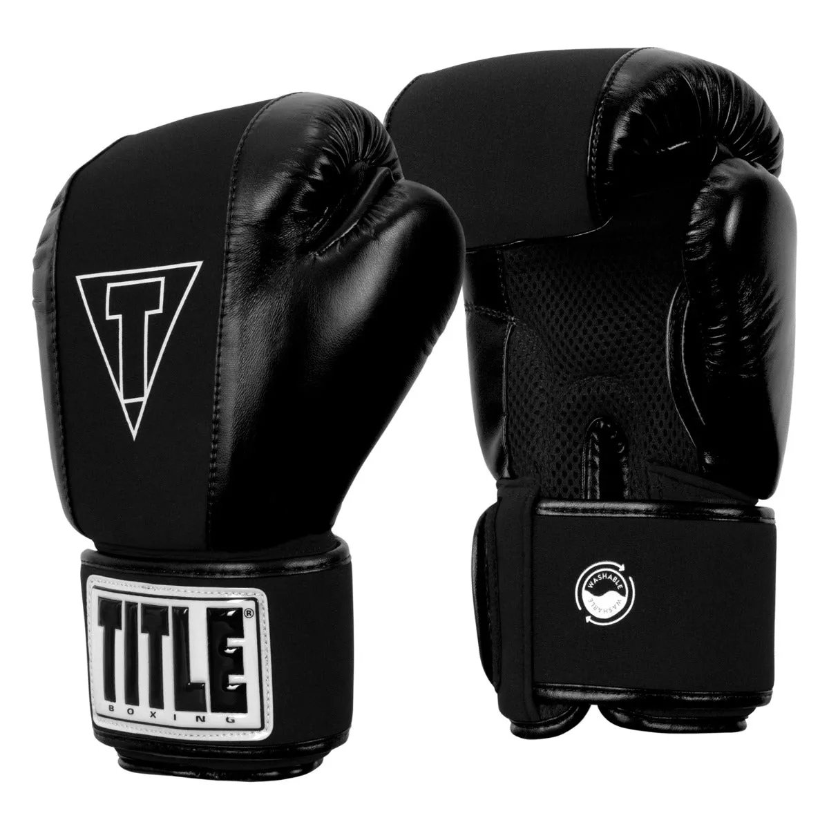 TITLE Boxing Gel Washable Fitness Gloves 3.0