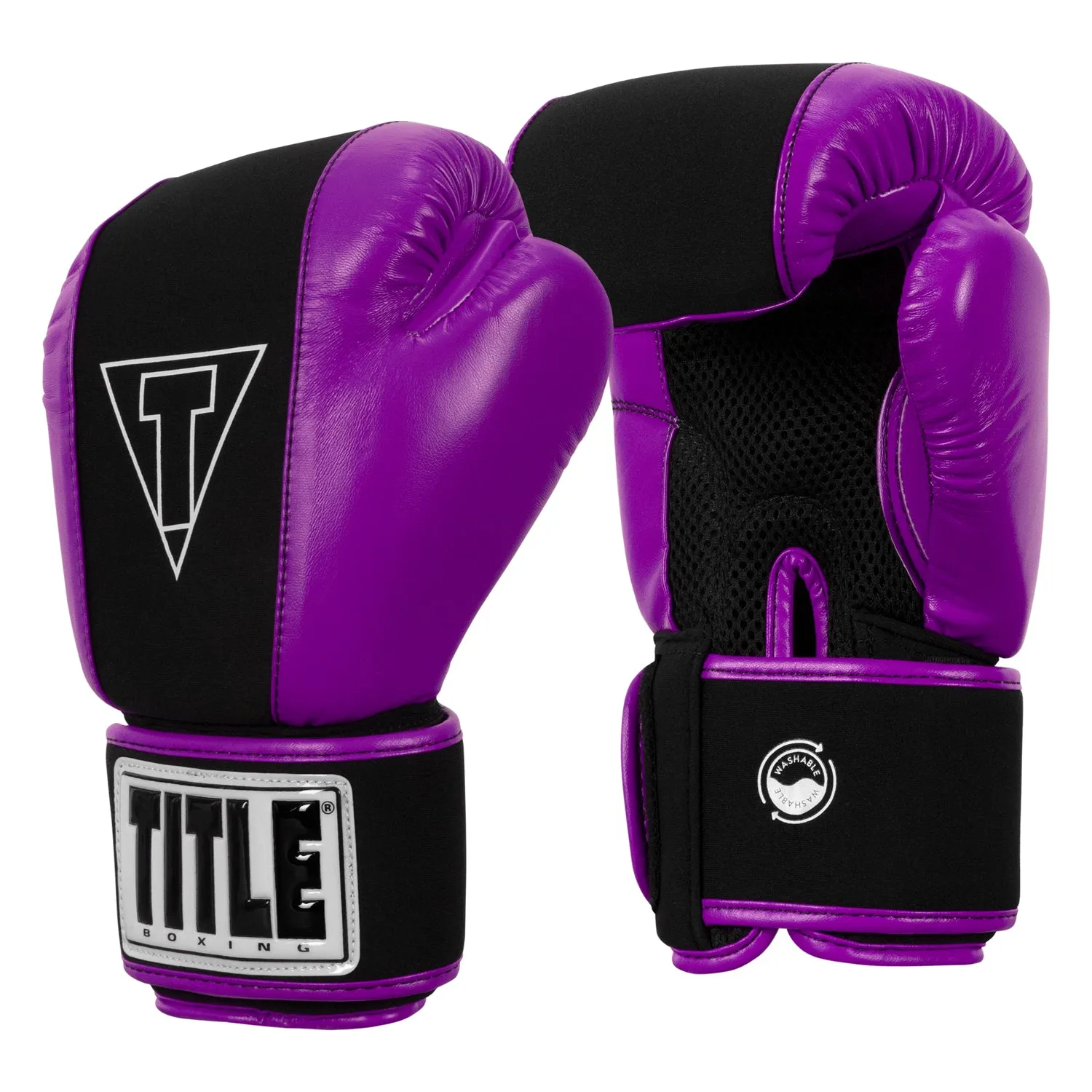 TITLE Boxing Gel Washable Fitness Gloves 3.0