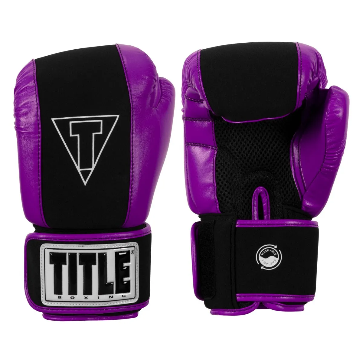 TITLE Boxing Gel Washable Fitness Gloves 3.0