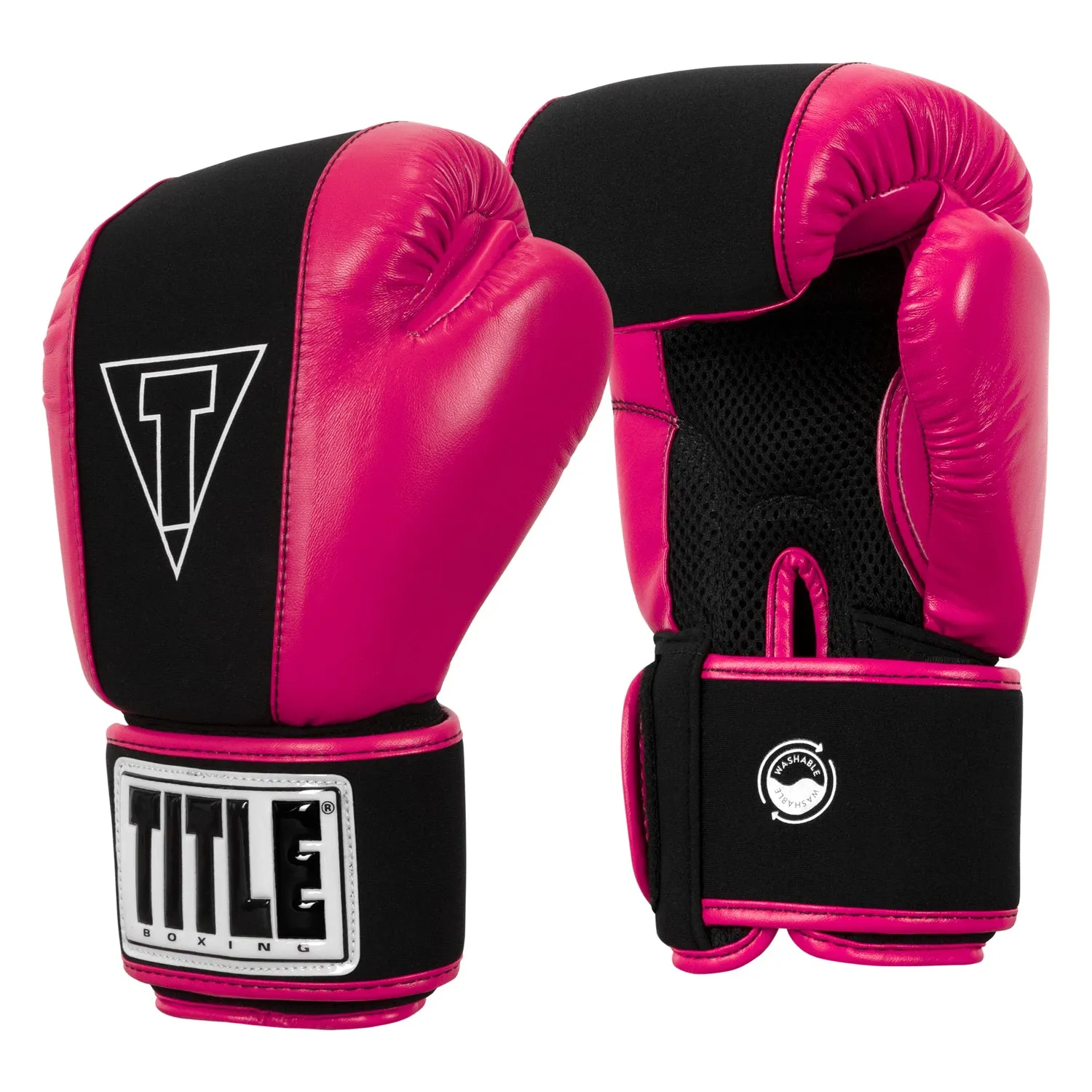 TITLE Boxing Gel Washable Fitness Gloves 3.0