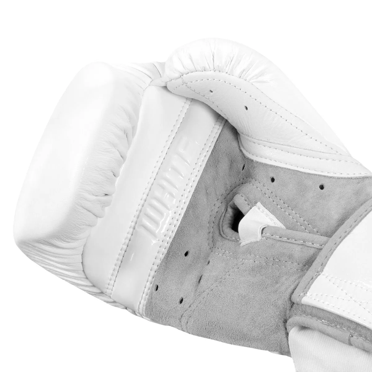 TITLE White Boxing Pro Bag Gloves