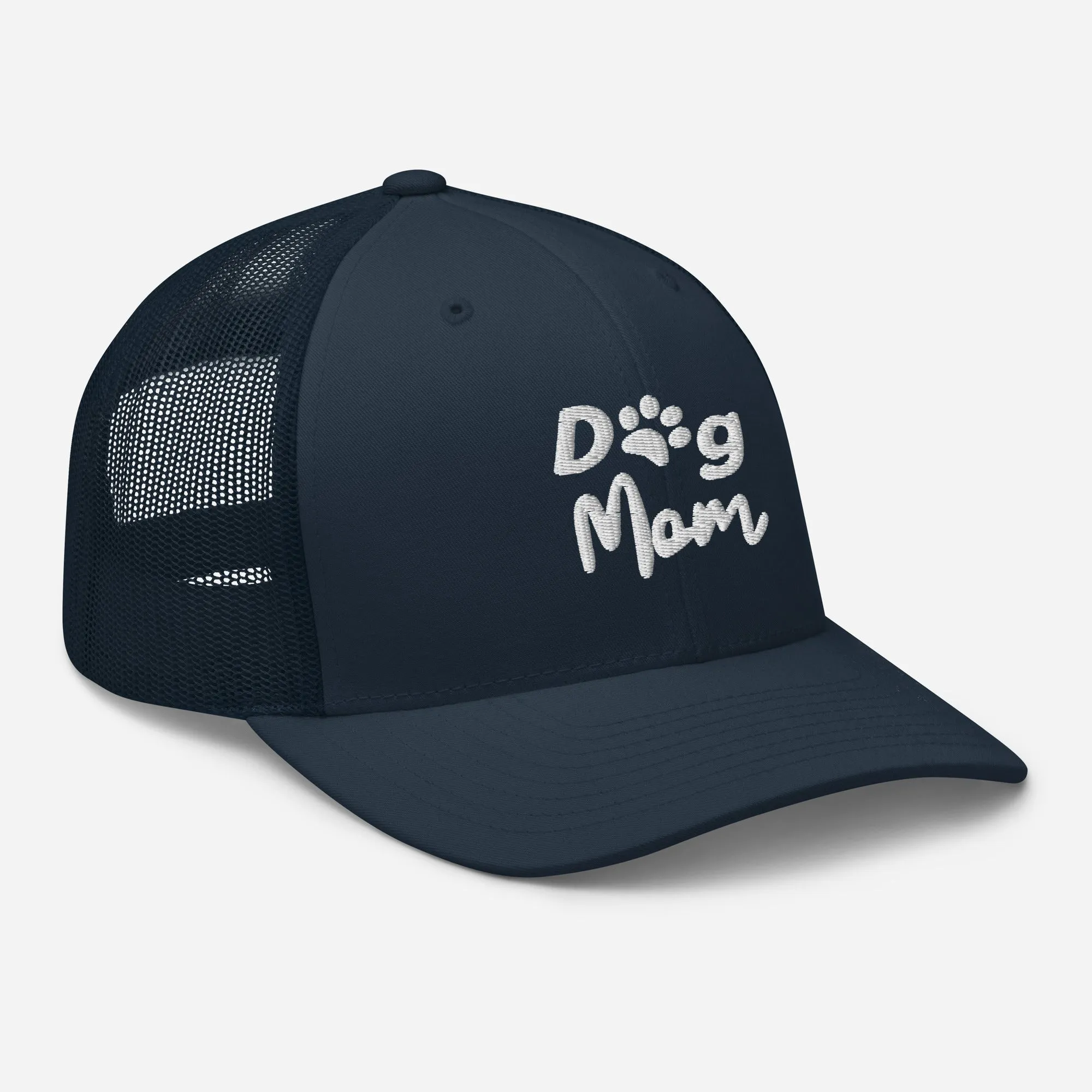 Trucker Cap, Dog Mom Embroidered, lioness-love