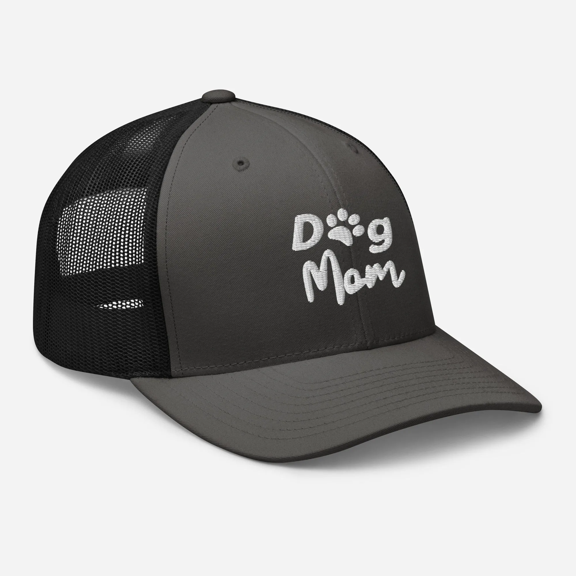 Trucker Cap, Dog Mom Embroidered, lioness-love