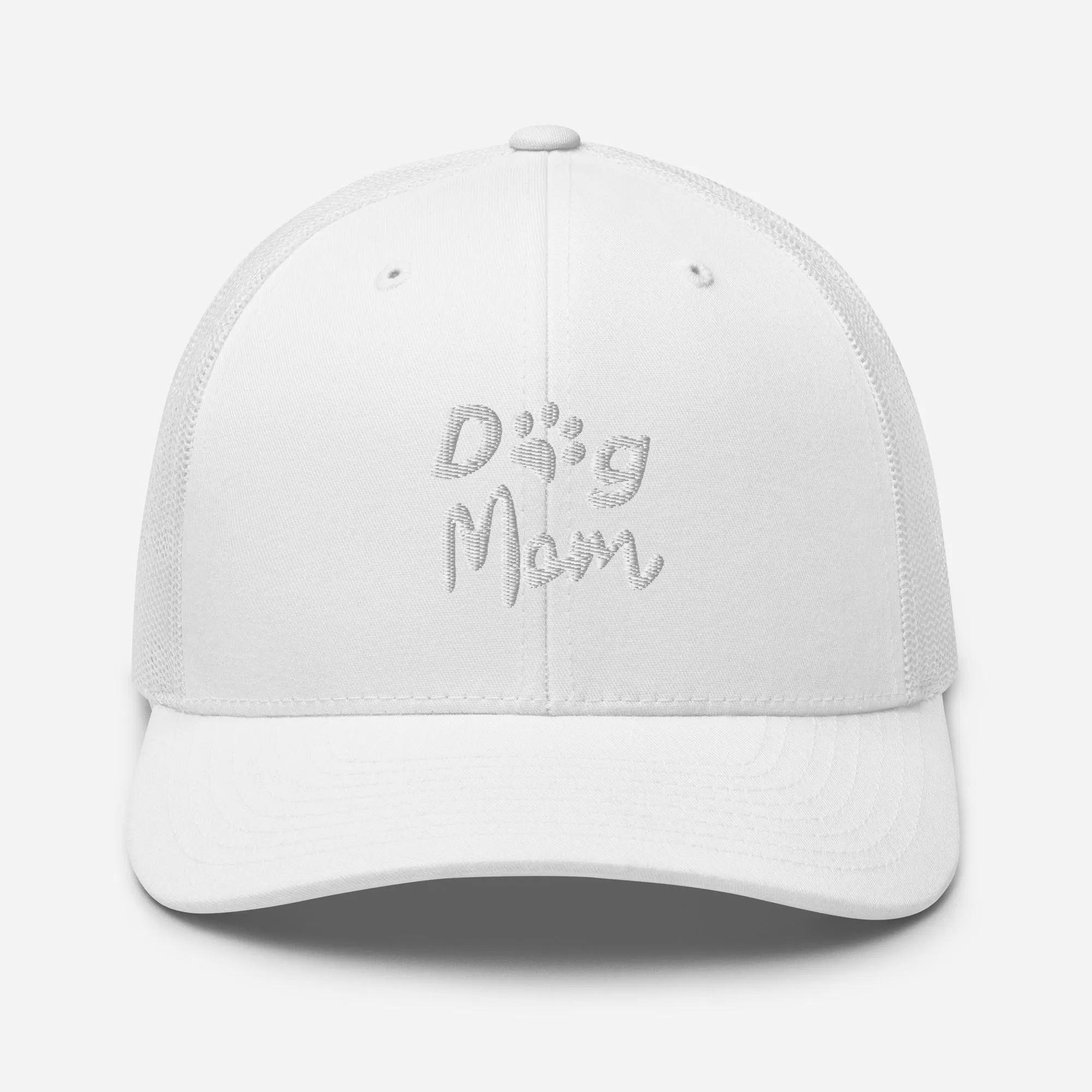 Trucker Cap, Dog Mom Embroidered, lioness-love