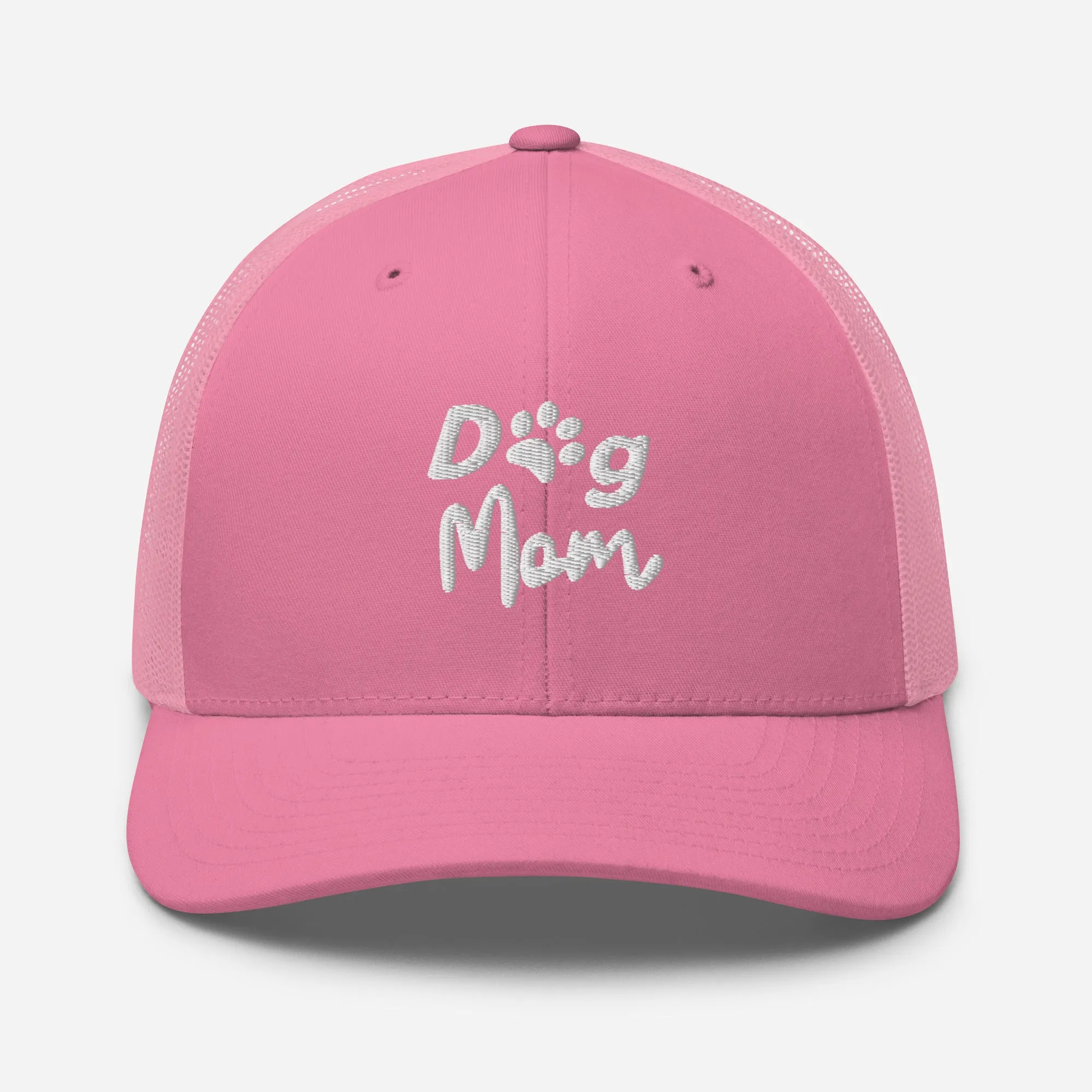 Trucker Cap, Dog Mom Embroidered, lioness-love