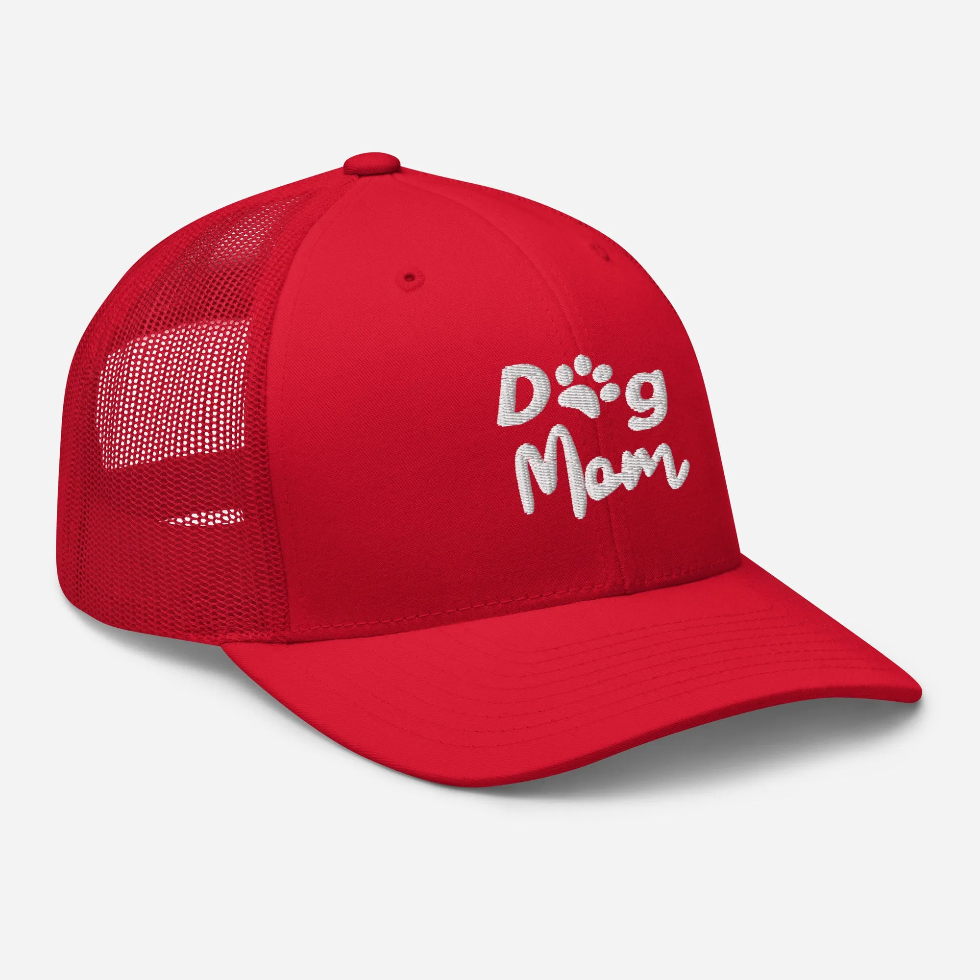 Trucker Cap, Dog Mom Embroidered, lioness-love