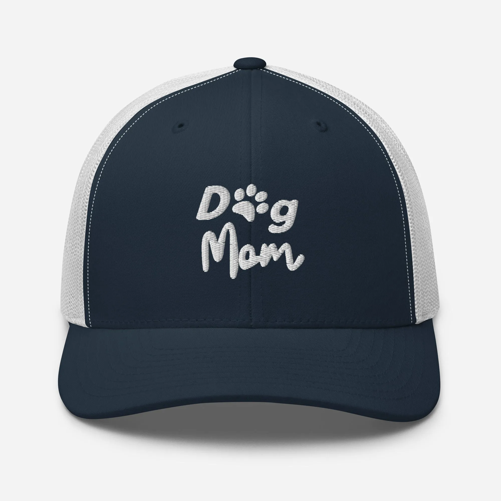 Trucker Cap, Dog Mom Embroidered, lioness-love