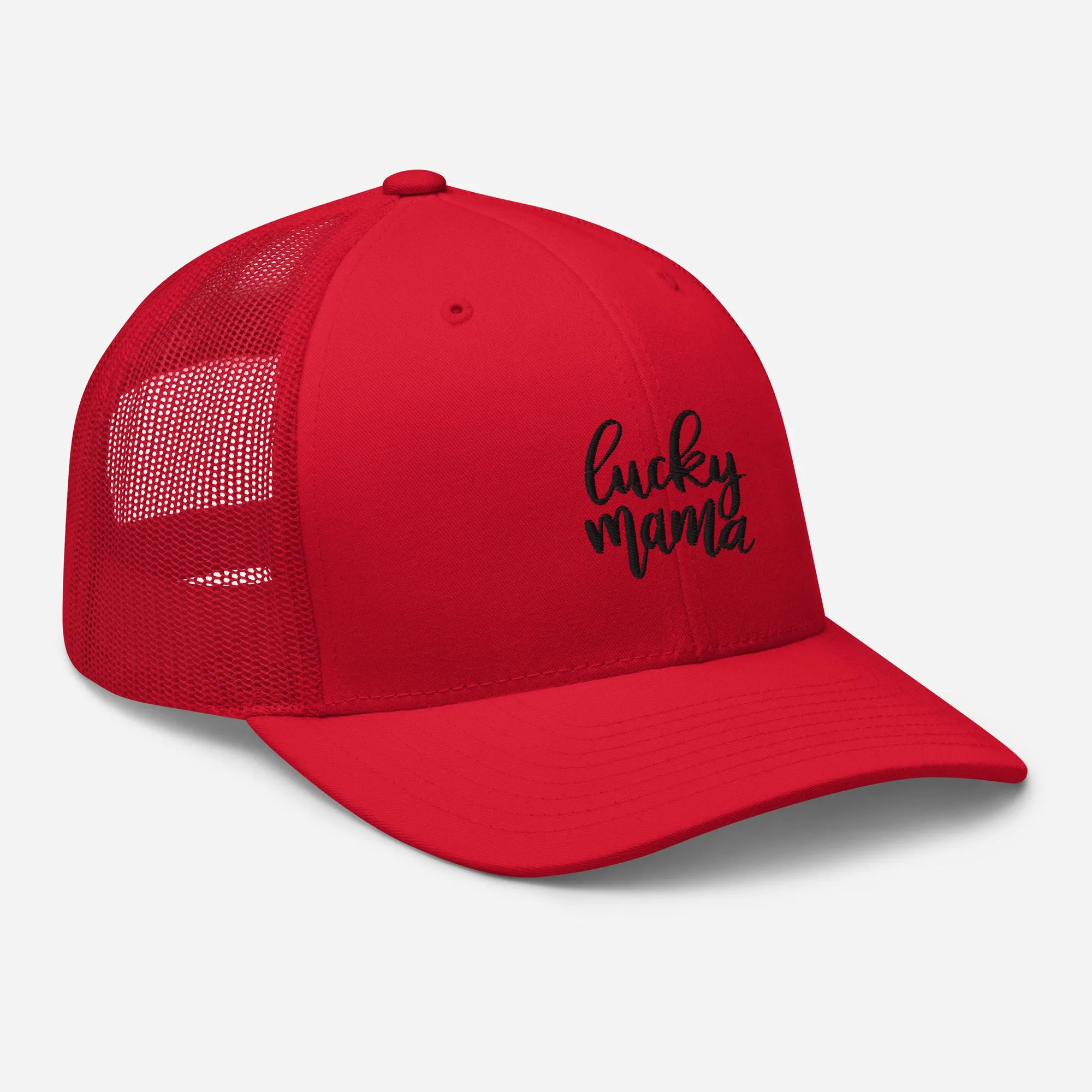 Trucker Cap, Lucky Momma Embroidered, lioness-love