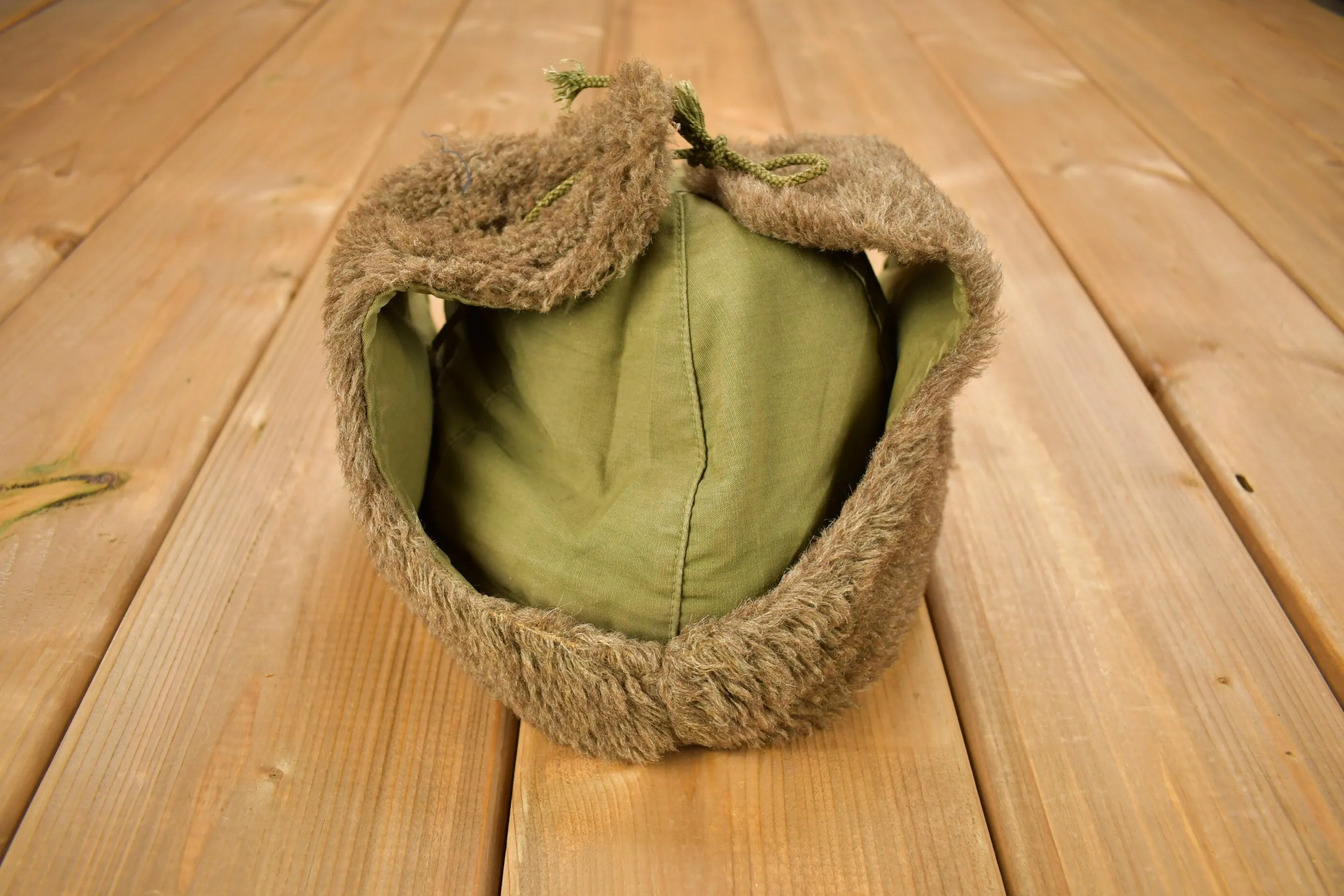 Vintage 1953 US Military Pile Field Cap Hat Size 7 1/4 / Wool Hat / Trapper Hat / Militaria / True Vintage