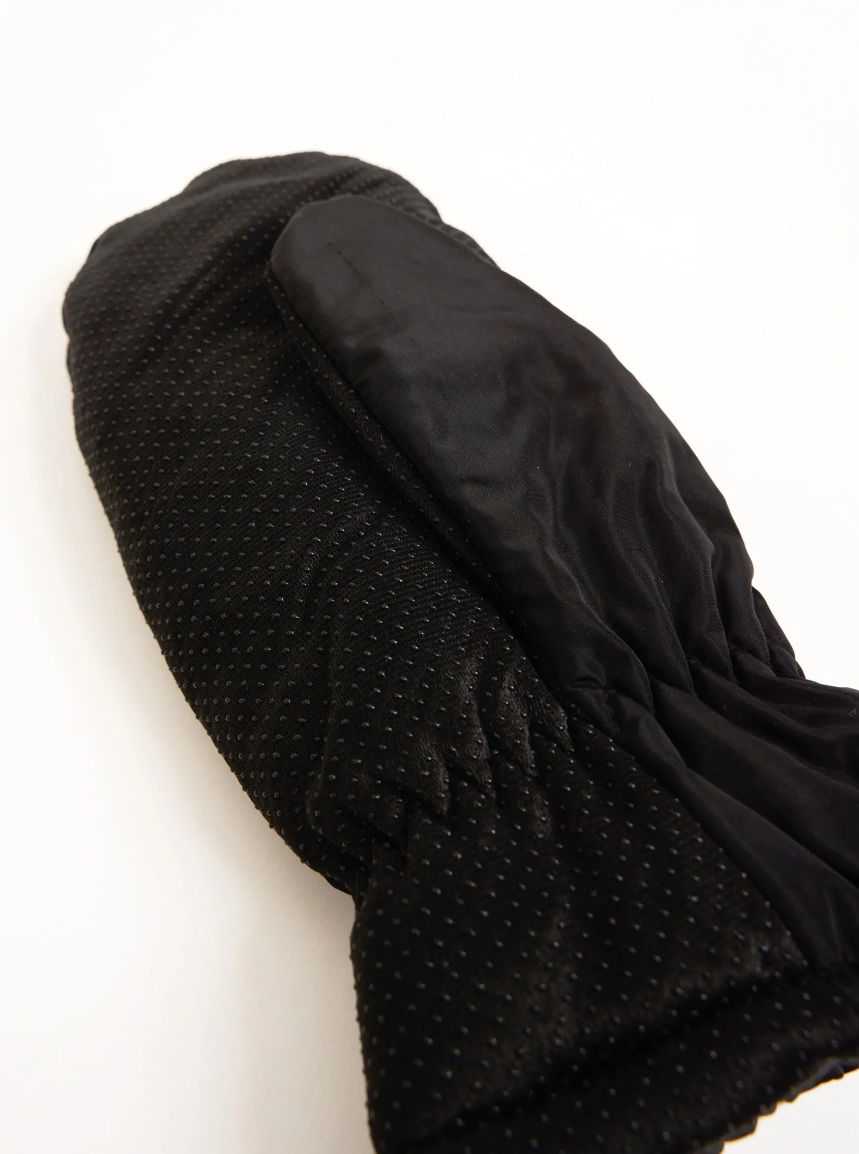 Winter Mittens in Black Nylon