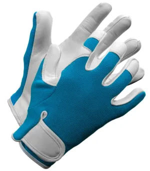 Work Gloves For Women with Goatskin Leather Palm